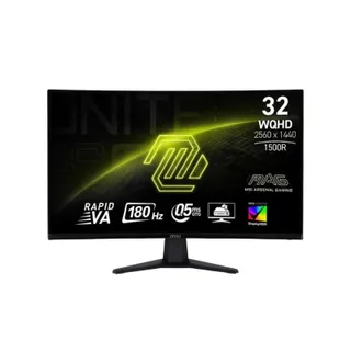 จอคอม MSI MAG 32CQ6F 31.5" VA 2K Curved Monitor 180Hz