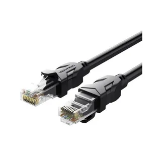 สาย Vention Round Cat6 UTP Patch Ethernet Cable Black 15m