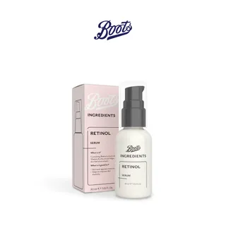 Boots Ingredients Retinol Serum บู๊ทส์ อินกรีเดียนส์ เรตินอล เซรั่ม 30มล.