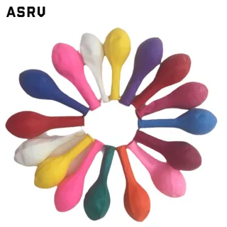 ASRV ลูกโป่งมีสีสันหนาลูกโป่งตกแต่งหลากสี * 1ชิ้น