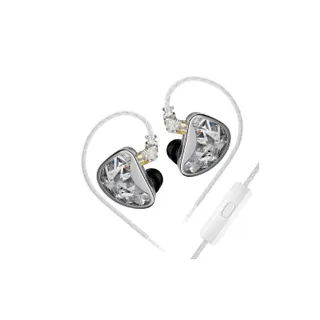 หูฟัง KZ AS24 In-Ear Monitor Headphone Standard Silver With Mic