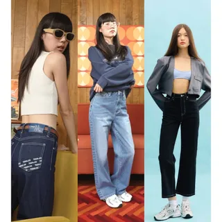 กางเกงยีนส์ผู้หญิง TGDA.CO Body Girl รุ่น Maxwell Jeans